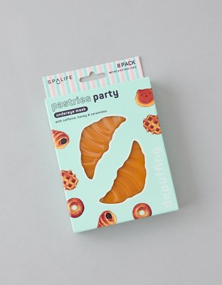 Spa Life Pastries Party Depuffing Undereye Masks 8-Pack - Multi