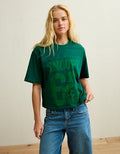 AE Oversized Sporty Snoopy Graphic T-Shirt - Camper Green