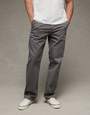 AE Flex Original Bootcut Lived-In Khaki Pant - Grey