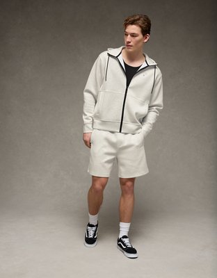AE 24/7 Sweat Short - Heather Frost