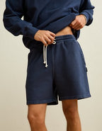 AE 5.5" Laidback Luxe Sweat Short - Navy