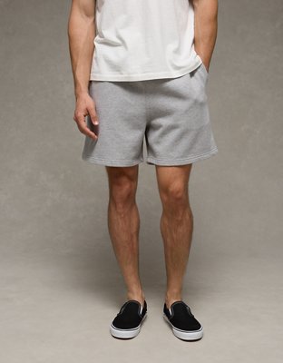 AE 5.5" Laidback Luxe Sweat Short - Heather Gray