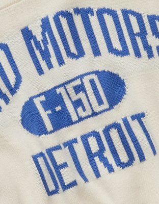 AE Ford Graphic Sweater - Frosty Cream
