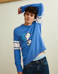 AE Snoopy Graphic Sweater - Steel Blue