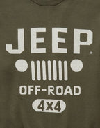 AE Jeep Graphic Sweater - Olive