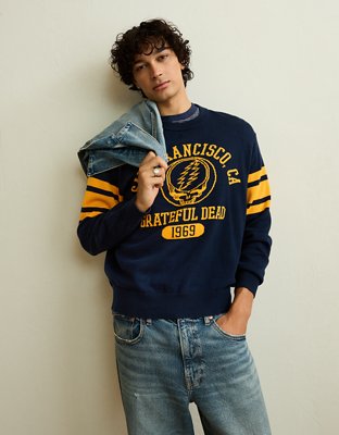 AE Grateful Dead Graphic Sweater - Navy
