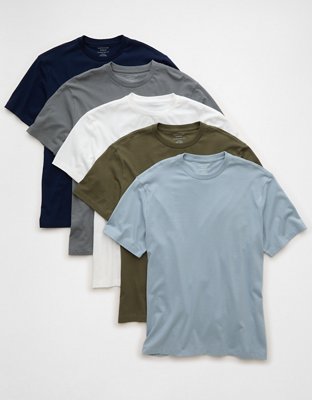 AE Standard Fit Lived-In T-Shirt 5-Pack - Multi