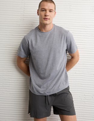 AE 24/7 Standard Fit Active T-Shirt - Gray