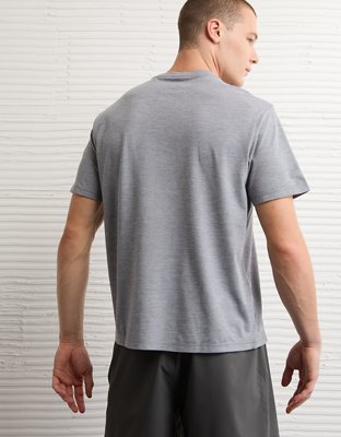 AE 24/7 Standard Fit Active T-Shirt - Gray