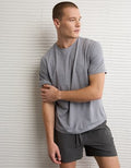 AE 24/7 Standard Fit Active T-Shirt - Gray