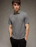 AE 24/7 Standard Fit Club Pique Polo Shirt - Gray