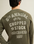 AE Standard Fit Graphic Thermal Shirt - Olive