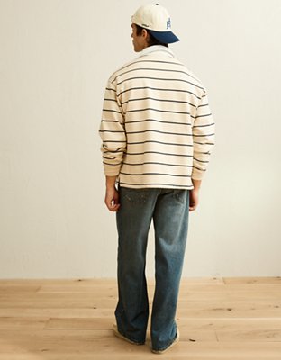 AE Laidback Luxe Rugby Sweatshirt - Cream