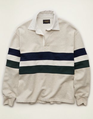 AE Laidback Luxe Rugby Sweatshirt - Storm Heather