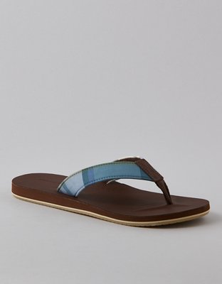 AE Classic Leather Flip Flop - Brown