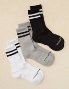 AE Terry Crew Socks - Dark Heather Gray