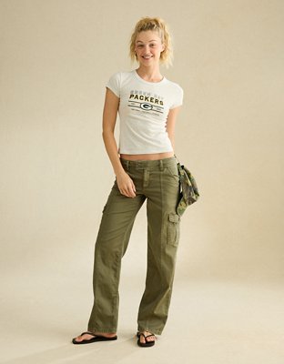NFL Green Bay Packers Hey Baby Tee - Deep Forest