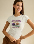 NFL Minnesota Vikings Hey Baby Tee - Purple