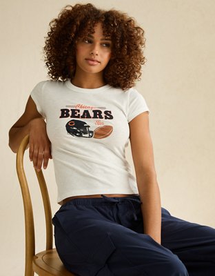 NFL Chicago Bears Hey Baby Tee - Dark Blue