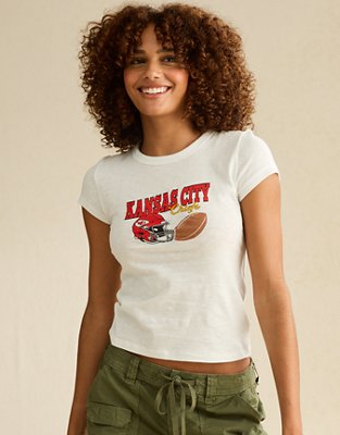 NFL Kansas City Chiefs Hey Baby Tee - Gold