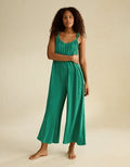 AE Sunchaser Tie-Strap Jumpsuit - Leaf Green