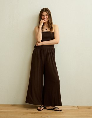 AE Strapless Side-Tie Knit Jumpsuit - Relic