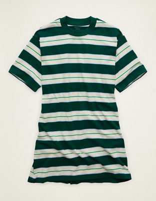 AE Knit Mini Shirt Dress - Green