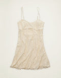 AE Sweetheart Lace Mini Dress - Cream