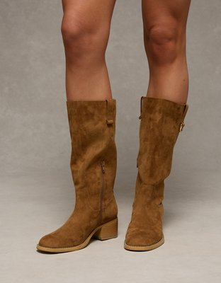 AE Knee-High Summer Boot - Cognac