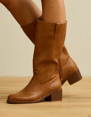 AE Knee High Stovepipe Boot - Light Brown