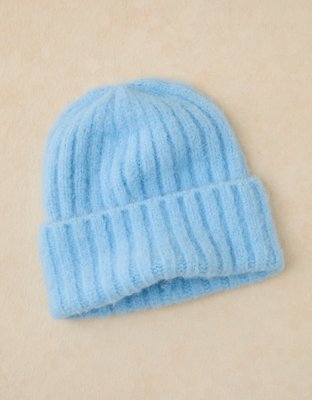 AE Sweater Weather Ribbed Beanie - Blue