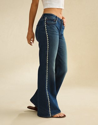 AE Low-Rise Flare Jean - Tinted Medium