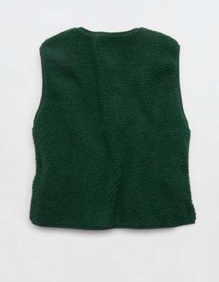 Aerie Sherpa Vest - Rugged Green