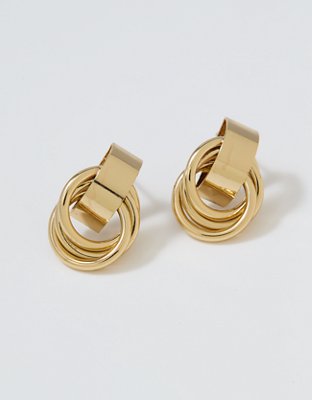 Aerie Mini Hoop Earrings - Gold