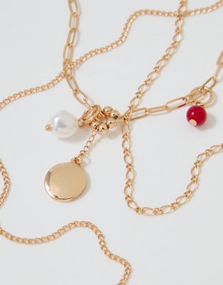 Aerie Everyday Layered Necklace Pack - Gold
