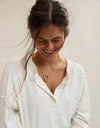Aerie Horsebit Charm Necklace - Gold