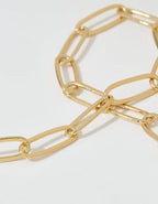 Aerie Chunky Paperclip Necklace - Gold