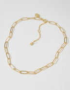 Aerie Chunky Paperclip Necklace - Gold