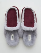 Aerie Contrast Stitch Slippers - Royal Berry