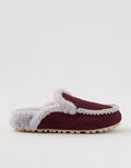 Aerie Contrast Stitch Slippers - Royal Berry