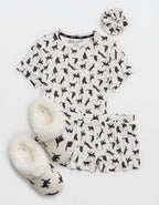 Aerie Embroidered Slippers - Black