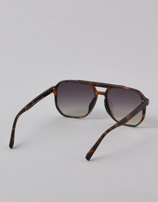 AEO Retro Pilot Sunglasses - Chocolate