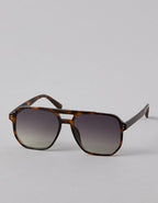 AEO Retro Pilot Sunglasses - Chocolate