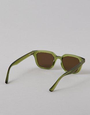 AE Square Sunglasses - Olive Moss