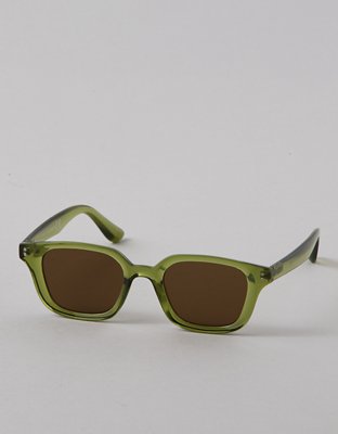 AE Square Sunglasses - Olive Moss
