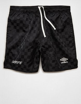 AE x Umbro Checkerboard Short - Black