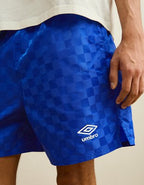 AE x Umbro Checkerboard Short - Cobalt