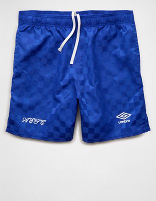AE x Umbro Checkerboard Short - Cobalt