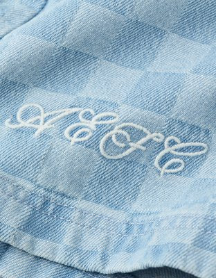 AE x Umbro Pull-On Denim Short - Light Wash
