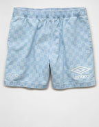 AE x Umbro Pull-On Denim Short - Light Wash